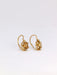 Napoléon III Dormeuses earrings Yellow gold Fine pearls 58 Facettes J270