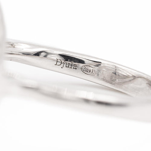 Bague 53 Djula Bague Or blanc Diamant 58 Facettes 577834CN