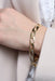 Bracelet Flat mesh bracelet Yellow gold 58 Facettes 1984331CN