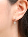 Boucles d'oreilles Dormeuses 2 Ors Diamants 58 Facettes J272