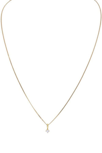 Collier COLLIER SOLITAIRE DIAMANT 0.09 carat 58 Facettes 070761