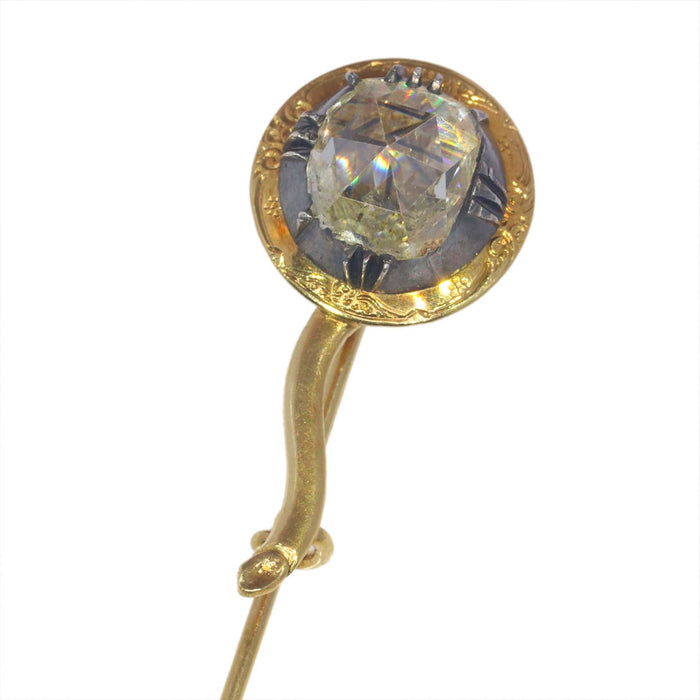 Broche Épingle antique Diamant taillé en rose 58 Facettes 23107-0050