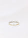 Bague Demi-Alliance américaine en or blanc et diamants 0,36 ct 58 Facettes J76