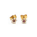 Earrings Stud earrings Yellow gold Pink sapphire 58 Facettes 2218649CN