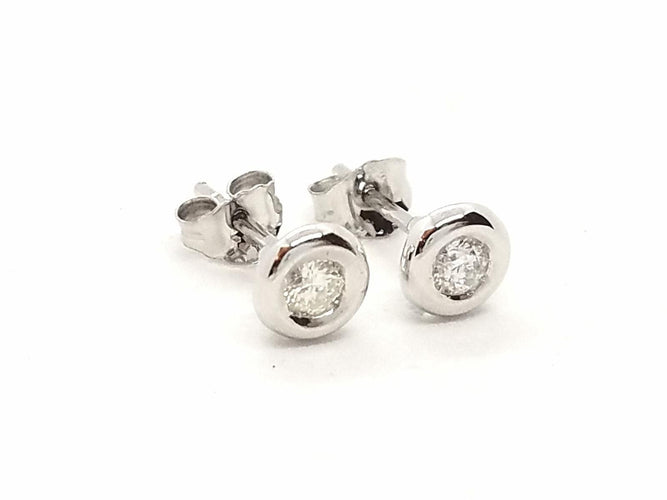 Boucles d'oreilles Boucles d'oreilles Or blanc Diamant 58 Facettes 579259RV