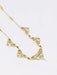Necklace Art Nouveau drapery necklace fine pearls pink stones 58 Facettes 892