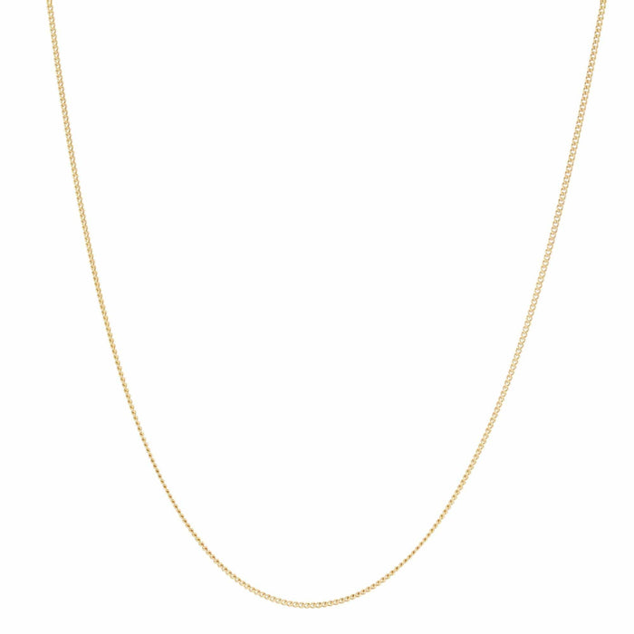 Collier Chaine gourmette or jaune 58 Facettes 13-084