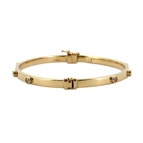 Bracelet Bracelet "VY" Or jaune Zircons 58 Facettes BO/230078