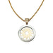 Bulgari necklace, “Tondo”, yellow gold and steel. 58 Facettes 30972