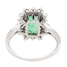 Ring 57 Pompadour ring White gold Emerald 58 Facettes 2027466CN