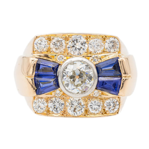 Bague 53 Bague Tank Or rose Diamant 58 Facettes 2537866CN