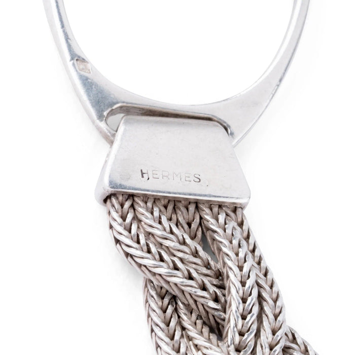 Bracelet HERMES - Bracelet Argent "Etrier" 58 Facettes 1