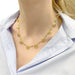 Necklace Filigree yellow gold drapery necklace. 58 Facettes 32059