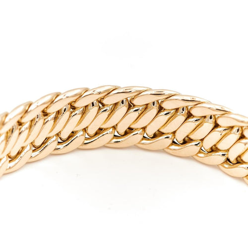 Bracelet Bracelet Maille gourmette Or jaune 58 Facettes 2041084CN