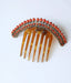 Accessory Hair comb, old tiara, in horn and coral, on silver vermeil 58 Facettes