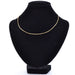 Gold-filed convict chain necklace 58 Facettes 21-150