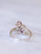 Bague de fiançailles Vintage or, rubis, et diamants 58 Facettes