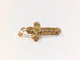 Pendentif Pendentif Croix Filigranée Or Rose 58 Facettes 947613