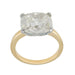 Ring 54.5 5,97 carat diamond ring, gold and platinum. 58 Facettes 31129