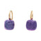 Boucles d'oreilles Boucles d'oreilles Pomellato, "Nudo Classic", deux ors et améthystes. 58 Facettes 32849