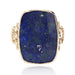 Ring 50 Lapis lazuli and old gold ring 58 Facettes 22-366