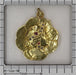 Medallion pendant in gold set with diamonds 58 Facettes 22045-0089