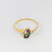 Ring Emerald Floral Ring, rubies & sapphires 58 Facettes 25930
