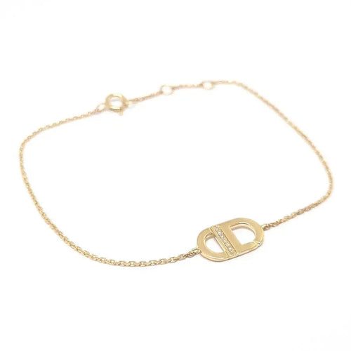 Bracelet Bracelet liens diamants or jaune 58 Facettes