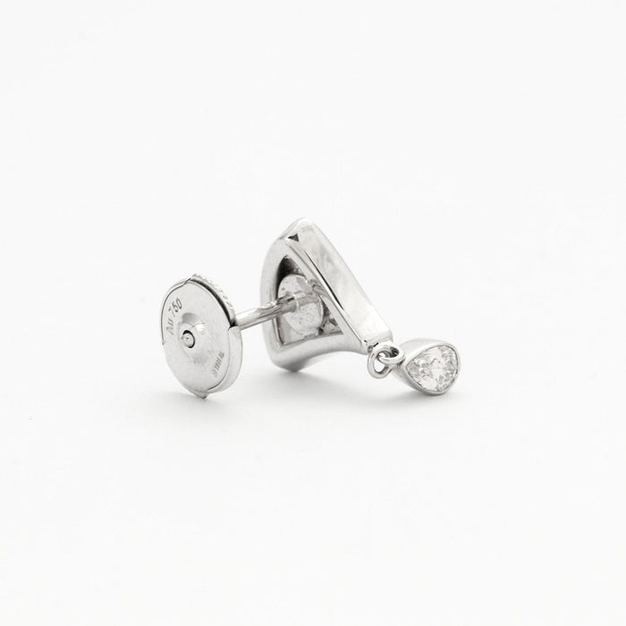 Boucles d'oreilles Boucles d'Oreilles Triangle Diamant 58 Facettes 002.1095