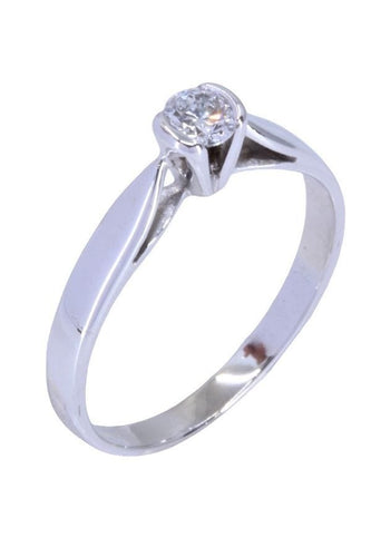 Bague SOLITAIRE DIAMANT 0.15 CARAT 58 Facettes 064631