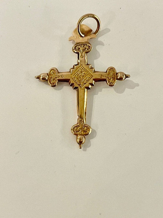 Pendentif Croix Jeannette époque Empire 58 Facettes 873667