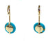 Boucles d'oreilles Roberto Coin. Boucles d’oreilles or et turquoises 58 Facettes