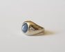 Ring 51 Sapphire and Diamond Signet Ring 58 Facettes