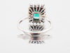 Ring 52 Modern emerald ring white gold 58 Facettes