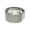 Bague 53 Bague ruban pavage diamants 58 Facettes 1-1224/2