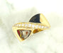 Bague Bague or jaune Ligne de diamants 58 Facettes