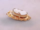 Pendentif Pendentif/Broche Camée sur Agate Or Rose 58 Facettes AA 1463