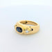 Ring Ring Bangle Yellow Gold Diamonds Sapphire 58 Facettes 27201