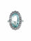 Bague 56 Bague Art Déco Or, Aigue-Marine et Diamants 58 Facettes