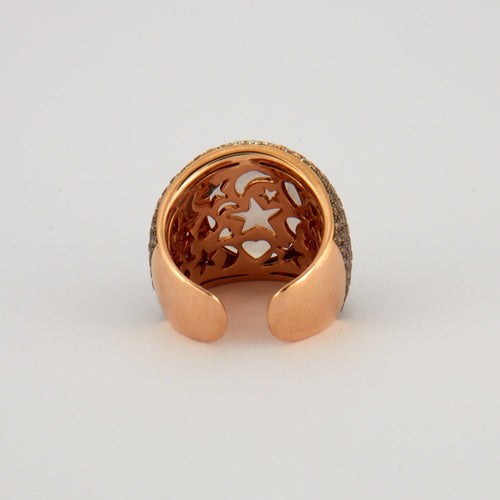 Bague 54 AL CORO - Bague Cocktail Quartz dégradé de Diamants 58 Facettes EL2-32