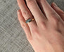 Ring 53 Trilogy diamond ring in two-tone gold 58 Facettes