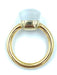 Ring 52 POMELLATO. Nudo collection, gold and frozen topaz ring 58 Facettes