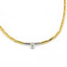 Necklace Two-tone Gold Necklace with Diamond 58 Facettes D359661LF