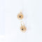 Boucles d'oreilles Dormeuses motif floral 58 Facettes JE65