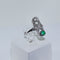 Bague Bague Duo émeraude et diamants 58 Facettes