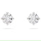 Boucles d'oreilles Paire de clous d'oreilles / Diamants / 0,44 et 0,45 cts F-VS2 58 Facettes