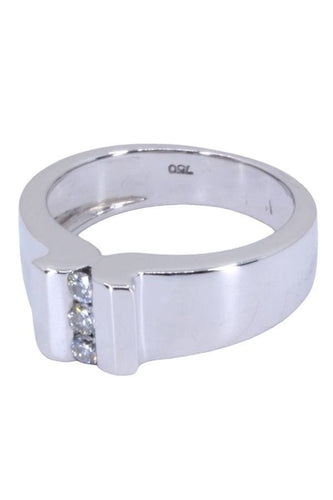Bague 51 BAGUE TRILOGIE DIAMANTS 58 Facettes 075481