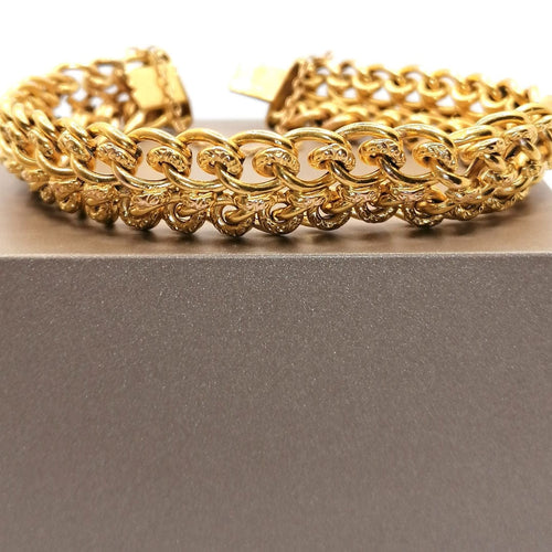 Bracelet Bracelet ancien or jaune 58 Facettes