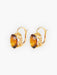 Earrings Yellow gold Citrine earrings 58 Facettes