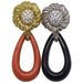 Earrings Clip-on earrings Chaumet Gold Coral Onyx Diamonds 58 Facettes